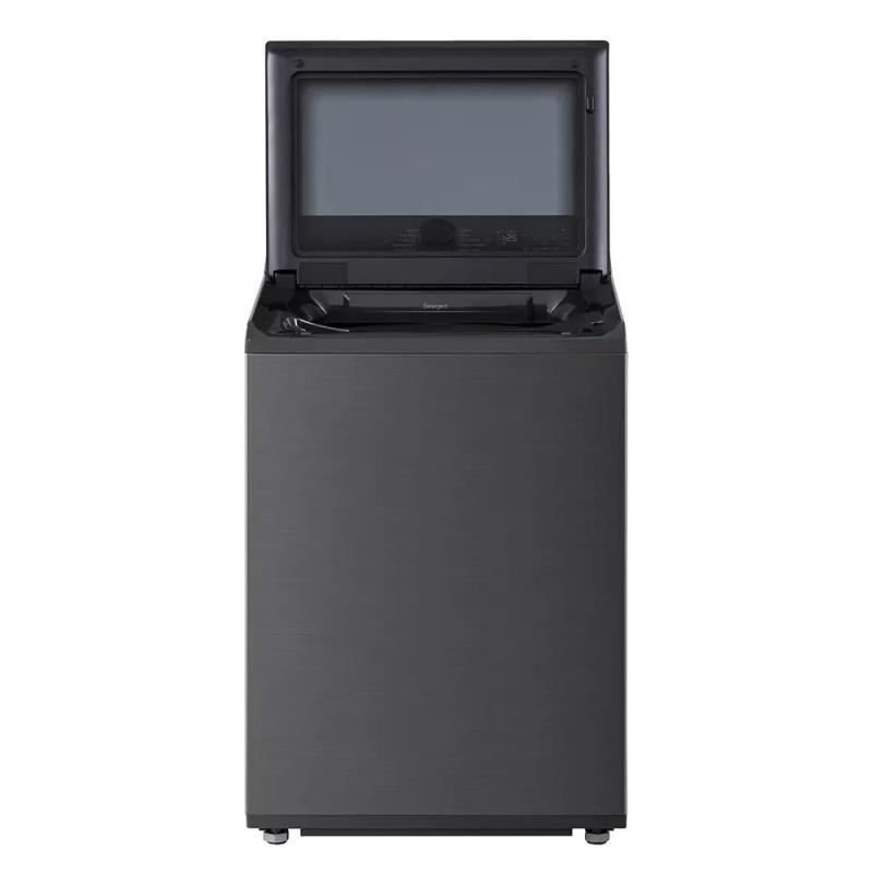 LAVADORA DE CARGA SUPERIOR LG AI DD SMART INVERTER 25 KG ACERO NEGRO WT25PBTX6